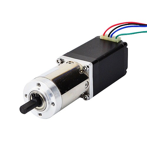 Nema 11 Stepper Motor Bipolar L=51mm 0.67A w/ Gear Ratio 100:1 Planetary Gearbox - 11HS20-0674S-PG100 | StepperOnline AU