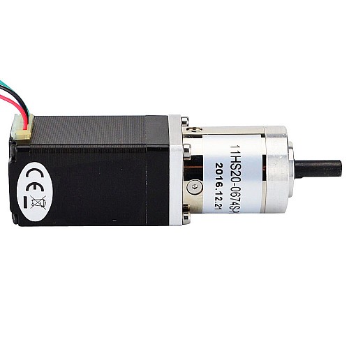 Nema 11 Stepper Motor Bipolar L=51mm w/ Gear Ratio 14:1 Planetary Gearbox - 11HS20-0674S-PG14 | StepperOnline AU