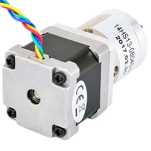 Nema 14 Stepper Motor Bipolar L=34mm w/ Gear Ratio 19:1 Planetary Gearbox - 14HS13-0804S-PG19 | StepperOnline AU