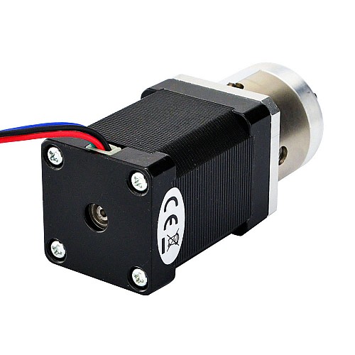 Nema 14 Stepper Motor Bipolar L=52mm w/ Gear Ratio 5:1 Planetary Gearbox - 14HS20-1504S-PG5 | StepperOnline AU