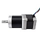 Nema 17 Stepper Motor L=39mm Gear Ratio 20:1 High Precision Planetary Gearbox - 17HS15-0404S-HG20 | StepperOnline AU