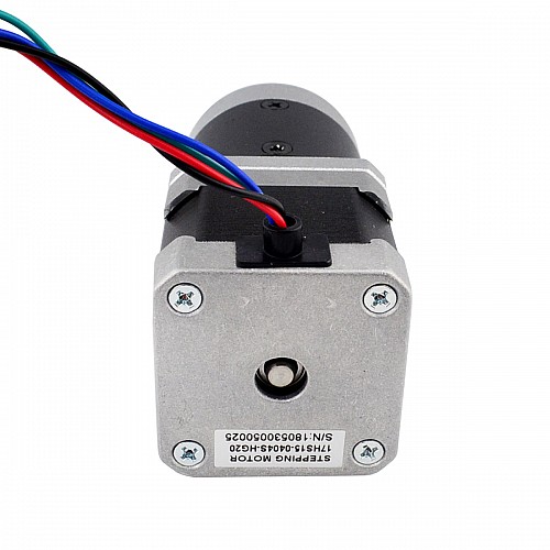 Nema 17 Stepper Motor L=39mm Gear Ratio 20:1 High Precision Planetary Gearbox - 17HS15-0404S-HG20 | StepperOnline AU