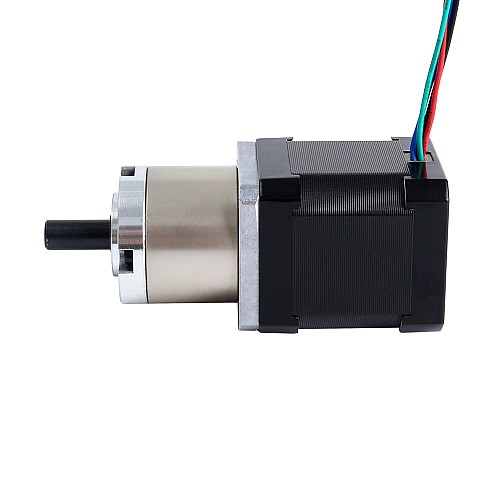 Nema 17 Stepper Motor Bipolar L=48mm w/ Gear Ratio 14:1 Planetary Gearbox - 17HS19-1684S-PG14 | StepperOnline AU