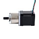 Nema 17 Stepper Motor Bipolar L=48mm w/ Gear Ratio 14:1 Planetary Gearbox - 17HS19-1684S-PG14 | StepperOnline AU