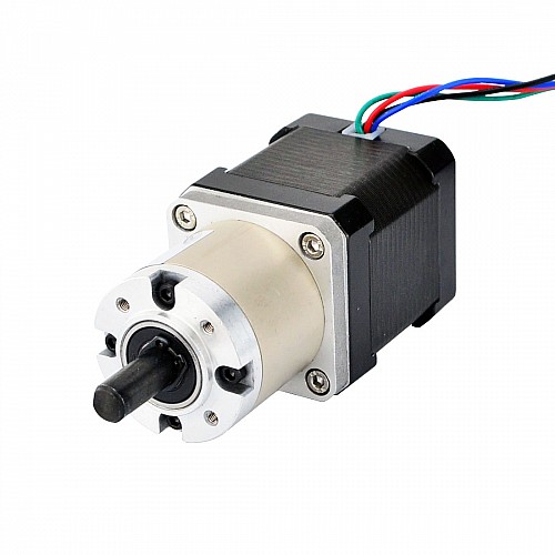 Nema 17 Stepper Motor Bipolar L=48mm w/ Gear Ratio 14:1 Planetary Gearbox - 17HS19-1684S-PG14 | StepperOnline AU