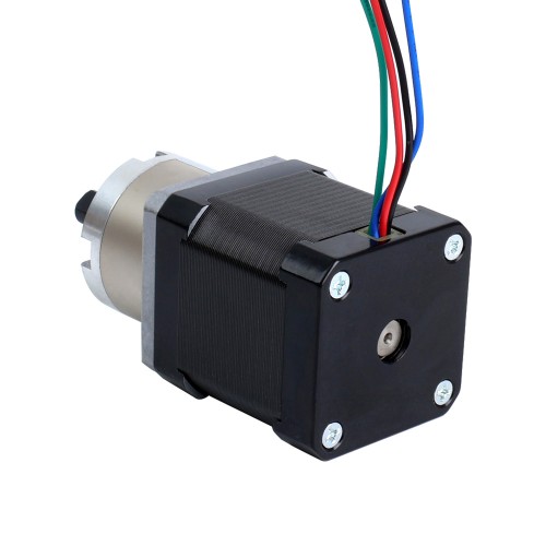 Nema 17 Stepper Motor Bipolar L=48mm w/ Gear Ratio 5:1 Planetary Gearbox - 17HS19-1684S-PG5 | StepperOnline AU