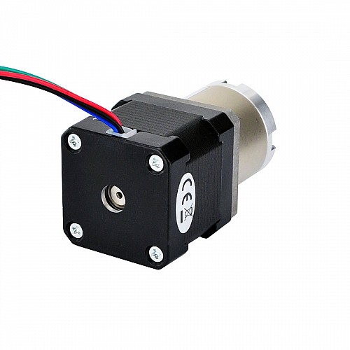 Nema 17 Stepper Motor Bipolar L=40mm w/ Gear Ratio 27:1 Planetary Gearbox - 17HS15-1684S-PG27 | StepperOnline AU