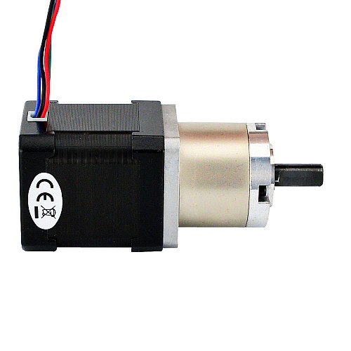 Nema 17 Stepper Motor Bipolar L=48mm w/ Gear Ratio 19:1 Planetary Gearbox - 17HS19-1684S-PG19 | StepperOnline AU