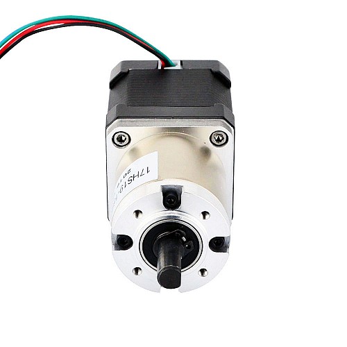 Nema 17 Stepper Motor Bipolar L=48mm w/ Gear Ratio 51:1 Planetary Gearbox - 17HS19-1684S-PG51 | StepperOnline AU