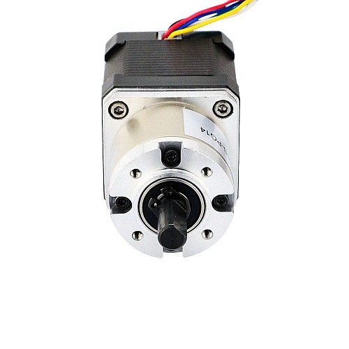 Nema 17 Stepper Motor Unipolar L=48mm w/ Gear Ratio 14:1 Planetary Gearbox - 17HS19-0406S-PG14 | StepperOnline AU