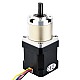 Nema 17 Stepper Motor Unipolar L=48mm w/ Gear Ratio 14:1 Planetary Gearbox - 17HS19-0406S-PG14 | StepperOnline AU