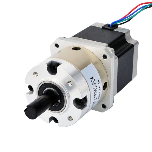 Nema 23 Stepper Motor Bipolar L=56mm w/ Gear Ratio 4:1 Planetary Gearbox - 23HS22-2804S-PG4 | StepperOnline AU