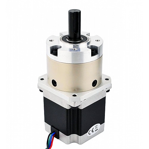 Nema 23 Stepper Motor Bipolar L=56mm w/ Gear Ratio 4:1 Planetary Gearbox - 23HS22-2804S-PG4 | StepperOnline AU