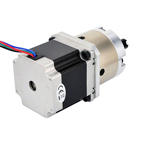 Nema 23 Stepper Motor Bipolar L=56mm w/ Gear Ratio 4:1 Planetary Gearbox - 23HS22-2804S-PG4 | StepperOnline AU