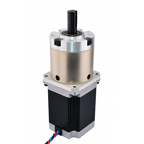 Nema 23 Stepper Motor Bipolar L=76mm w/ Gear Ratio 15:1 Planetary Gearbox - 23HS30-2804S-PG15 | StepperOnline AU