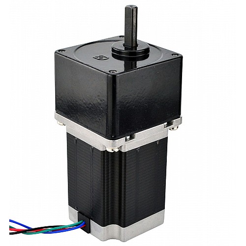 Nema 23 Stepper Motor Bipolar L=78mm w/ Gear Ratio 30:1 Spur Gearbox - 23HS30-2804S-SG30 | StepperOnline AU