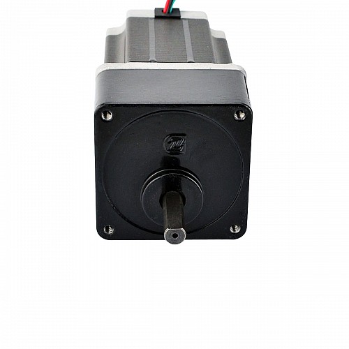 Nema 23 Stepper Motor Bipolar L=78mm w/ Gear Ratio 5:1 Spur Gearbox - 23HS30-2804S-SG5 | StepperOnline AU