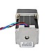 Nema 23 Stepper Motor Bipolar L=78mm w/ Gear Ratio 5:1 Spur Gearbox - 23HS30-2804S-SG5 | StepperOnline AU