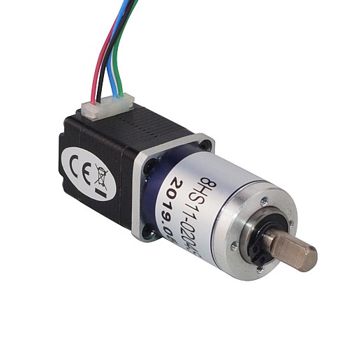 Nema 8 Stepper Motor Bipolar L=28mm w/ Gear Ratio 90:1 Planetary Gearbox - 8HS11-0204S-PG90 | StepperOnline AU