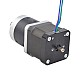 Nema 17 Dual Shaft Stepper Motor L=39mm Gear Ratio 10:1 High Precision Planetary Gearbox 9.5mm Rear Shaft Length - 17HS15-1684D-HG10-AR3 | StepperOnline AU