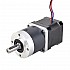 Nema 17 Dual Shaft Stepper Motor L=39mm Gear Ratio 10:1 High Precision Planetary Gearbox 9.5mm Rear Shaft Length