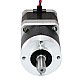 Nema 17 Stepper Motor L=39mm 1.68A Gear Ratio 10:1 High Precision Planetary Gearbox - 17HS15-1684S-HG10 | StepperOnline AU