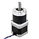 Nema 17 Stepper Motor L=39mm 1.68A Gear Ratio 10:1 High Precision Planetary Gearbox - 17HS15-1684S-HG10 | StepperOnline AU