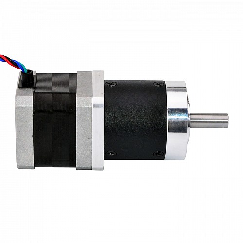 Nema 17 Stepper Motor L=39mm Gear Ratio 50:1 High Precision Planetary Gearbox - 17HS15-1684S-HG50 | StepperOnline AU