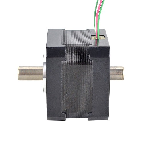 Nema 17 Hollow Shaft Stepper Motor Bipolar 0.25Nm(35.4oz.in) 1.5A 42x42x33.8mm - 17HS13-1504H | StepperOnline AU