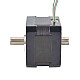 Nema 17 Hollow Shaft Stepper Motor Bipolar 0.25Nm(35.4oz.in) 1.5A 42x42x33.8mm - 17HS13-1504H | StepperOnline AU