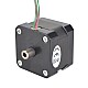 Nema 17 Hollow Shaft Stepper Motor Bipolar 0.25Nm(35.4oz.in) 1.5A 42x42x33.8mm - 17HS13-1504H | StepperOnline AU