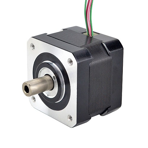 Nema 17 Hollow Shaft Stepper Motor Bipolar 0.25Nm(35.4oz.in) 1.5A 42x42x33.8mm - 17HS13-1504H | StepperOnline AU