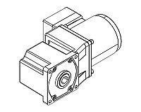 AC Induction Motor with Right Angle Gearbox