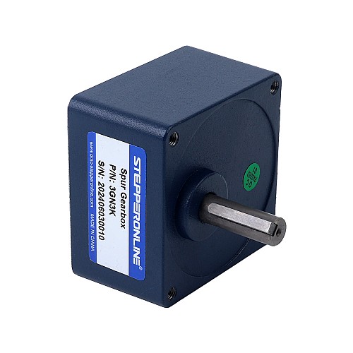 15W 110VAC 60Hz 30-516.67RPM 0.22Nm(31.15oz.in) Flange 70mm Spur Gearbox Single-phase AC Variable Speed Motor - 3IK15RGN-A/3GN3K | StepperOnline AU