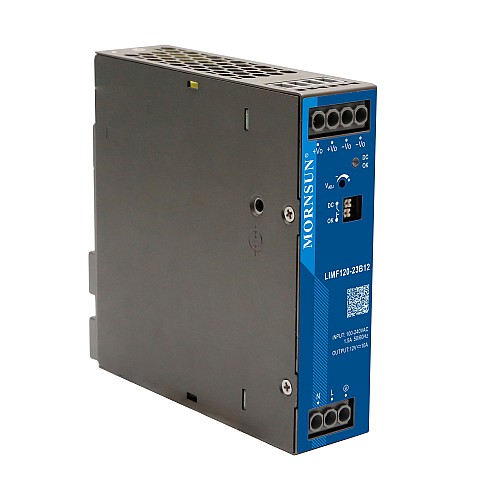 120W 48V 2.5A 85-277VAC/120-390VDC DIN Rail Switching Power Supply with PFC Function - LIMF120-23B48 | StepperOnline AU