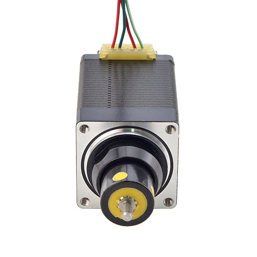 NEMA 11 Captive Acme Linear Stepper Motor 1.0A 46mm Stack Screw Lead 2.54mm(0.1) Travel 12.7mm - 11C18S1004GD5-013RS | StepperOnline AU