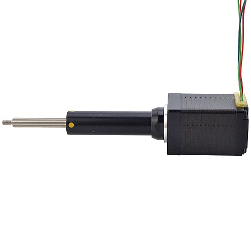 NEMA 11 Captive Acme Linear Stepper Motor 1.0A 46mm Stack Screw Lead 5.08mm(0.2) Travel 50.8mm - 11C18S1004HD5-051RS | StepperOnline AU