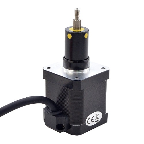 NEMA 17 Captive Acme Linear Stepper Motor 2.5A 48mm Stack Screw Lead 2.54mm(0.1) Travel 25.4mm - 17C19S2504GF5-025RS | StepperOnline AU