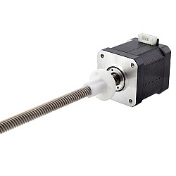 Nema 17 External Acme Linear Stepper Motor 1.68A 48mm Stack Screw Lead 8mm(0.31496") Lead Length 300mm