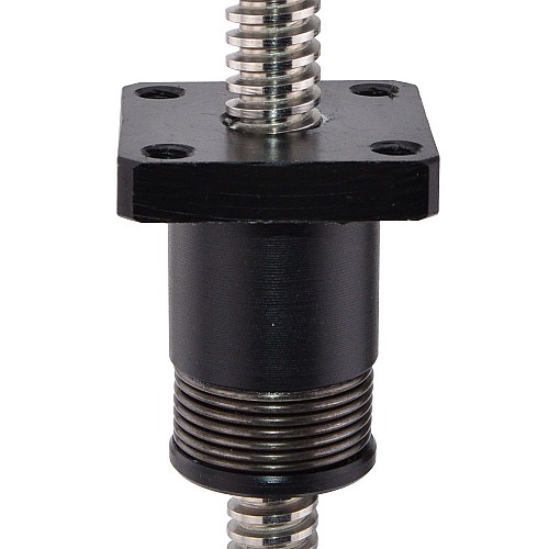 Anti-backlash Screw Nut Nema 17 External 48mm Stack 1.68A Lead 2mm(0.07874) Length 330mm - 17E19S1684AB2-330RA | StepperOnline AU