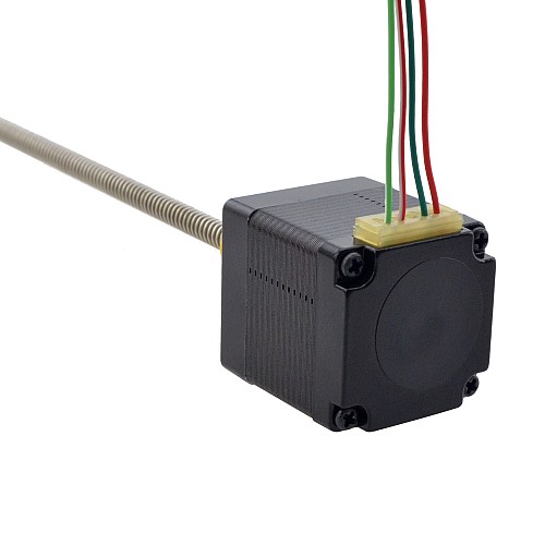 NEMA 11 External Acme Linear Stepper Motor 1.0A 32.2mm Stack Screw Lead 2.54mm(0.1) Lead Length 150mm - 11E13S1004GD5-150RS | StepperOnline AU