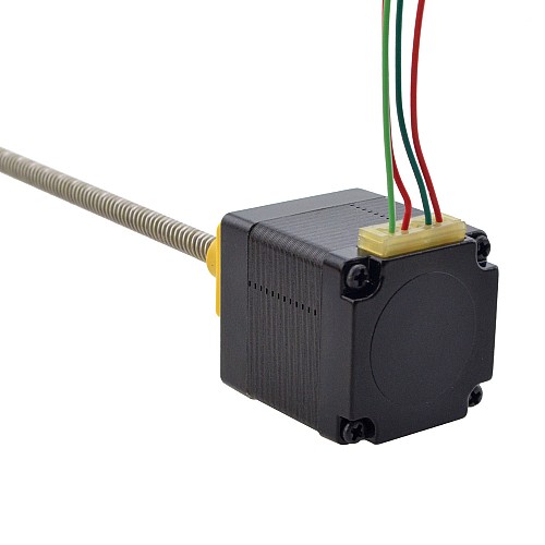 NEMA 11 External Acme Linear Stepper Motor 1.0A 32.2mm Stack Screw Lead 5.08mm(0.2) Lead Length 150mm - 11E13S1004HD5-150RS | StepperOnline AU