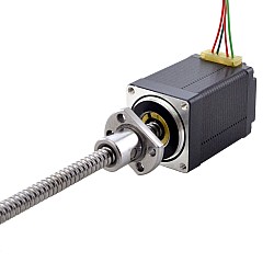 NEMA 11 External Ball Screw Linear Stepper Motor 1.0A 46mm Stack Screw Lead 2mm(0.07874") Lead Length 150mm