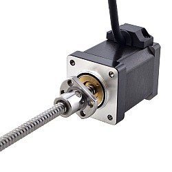 NEMA 14 External Ball Screw Linear Stepper Motor 1.5A 47mm Stack Screw Lead 2mm(0.07874") Lead Length 150mm