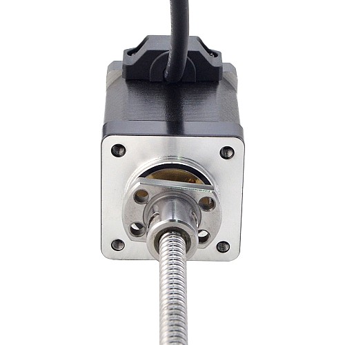 NEMA 14 External Ball Screw Linear Stepper Motor 1.5A 47mm Stack Screw Lead 2mm(0.07874) Lead Length 150mm - 14E19S1504BAM5-150RS | StepperOnline AU