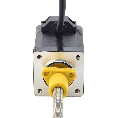 NEMA 14 External Acme Linear Stepper Motor 1.5A 47mm Stack Screw Lead 1.27mm(0.05) Lead Length 150mm - 14E19S1504FF5-150RS | StepperOnline AU