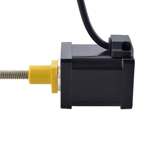 NEMA 14 External Acme Linear Stepper Motor 1.5A 47mm Stack Screw Lead 2.54mm(0.1) Lead Length 150mm - 14E19S1504GF5-150RS | StepperOnline AU