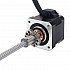 NEMA 17 External Ball Screw Linear Stepper Motor 1.5A 34mm Stack Screw Lead 2mm(0.07874") Lead Length 150mm