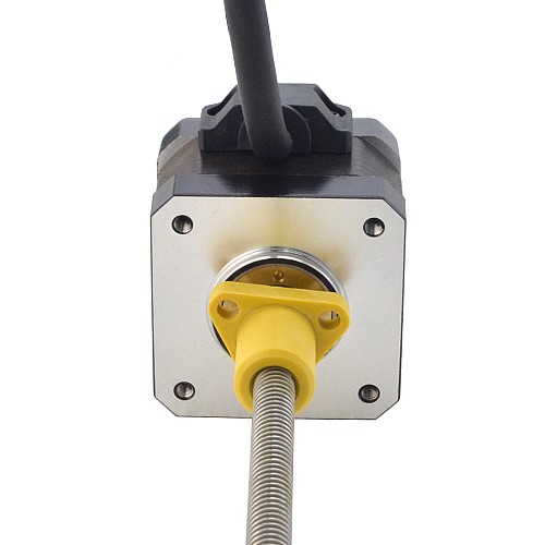 NEMA 17 External Acme Linear Stepper Motor 1.5A 34mm Stack Screw Lead 2.54mm(0.1) Lead Length 150mm - 17E13S1504GF5-150RS | StepperOnline AU