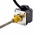 NEMA 17 External Acme Linear Stepper Motor 1.5A 34mm Stack Screw Lead 6.35mm(0.25") Lead Length 150mm